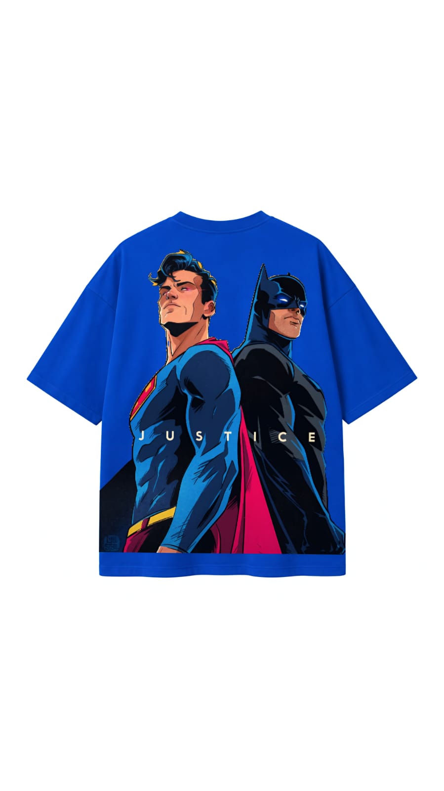 Blue Printed Graphic T-Shirt