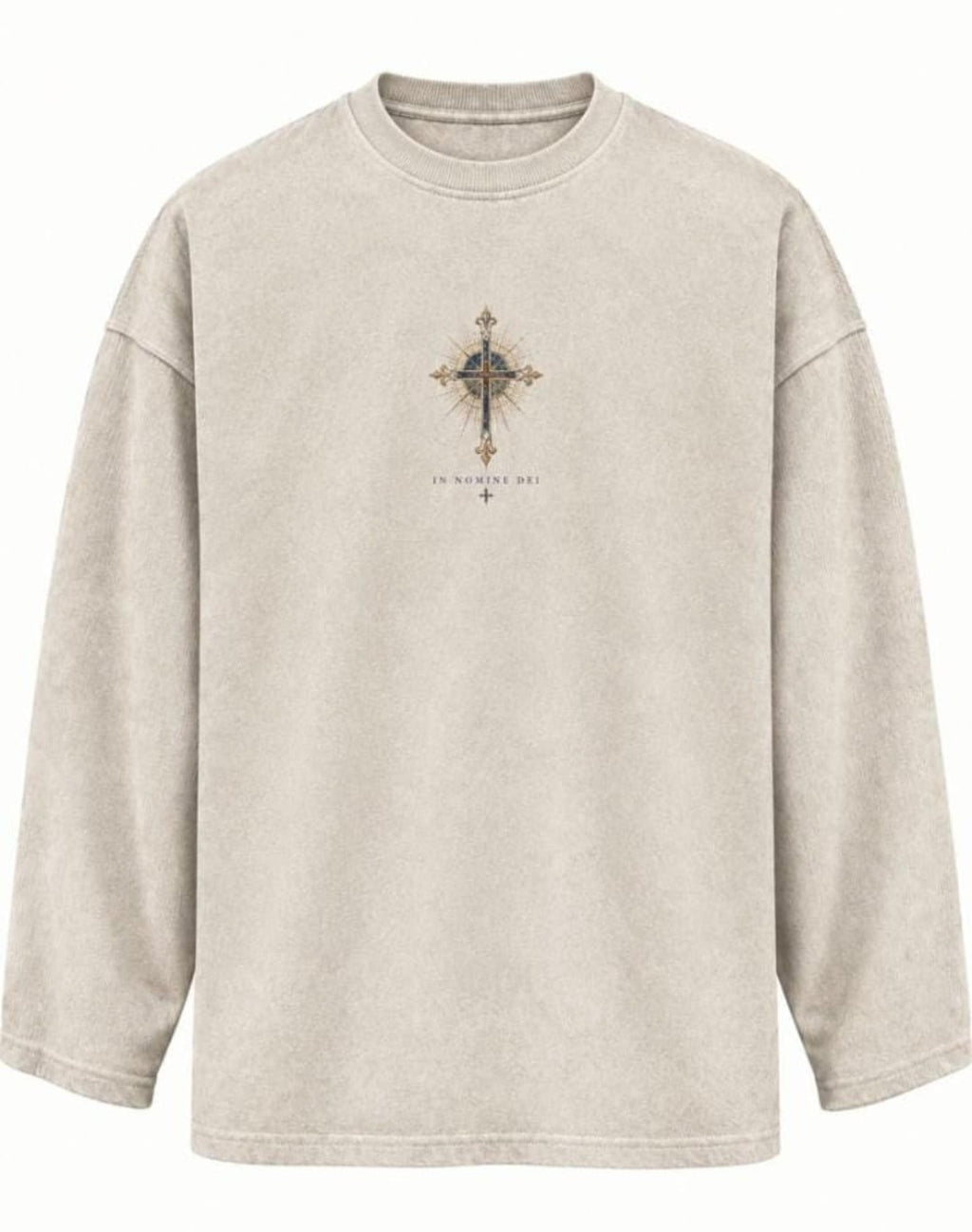 Sacred Vision Waffle Oversized Long Sleeve
