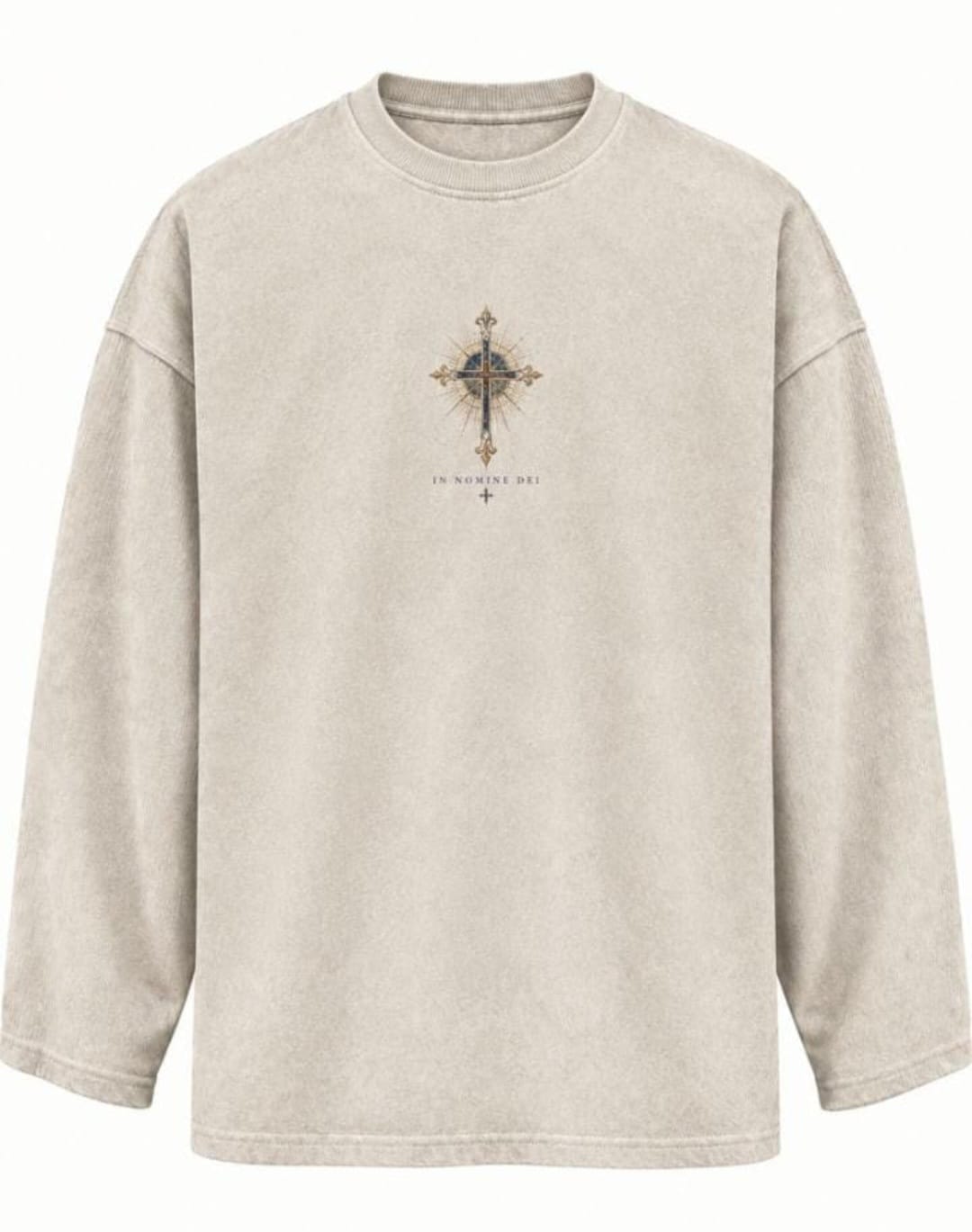Sacred Vision Waffle Oversized Long Sleeve