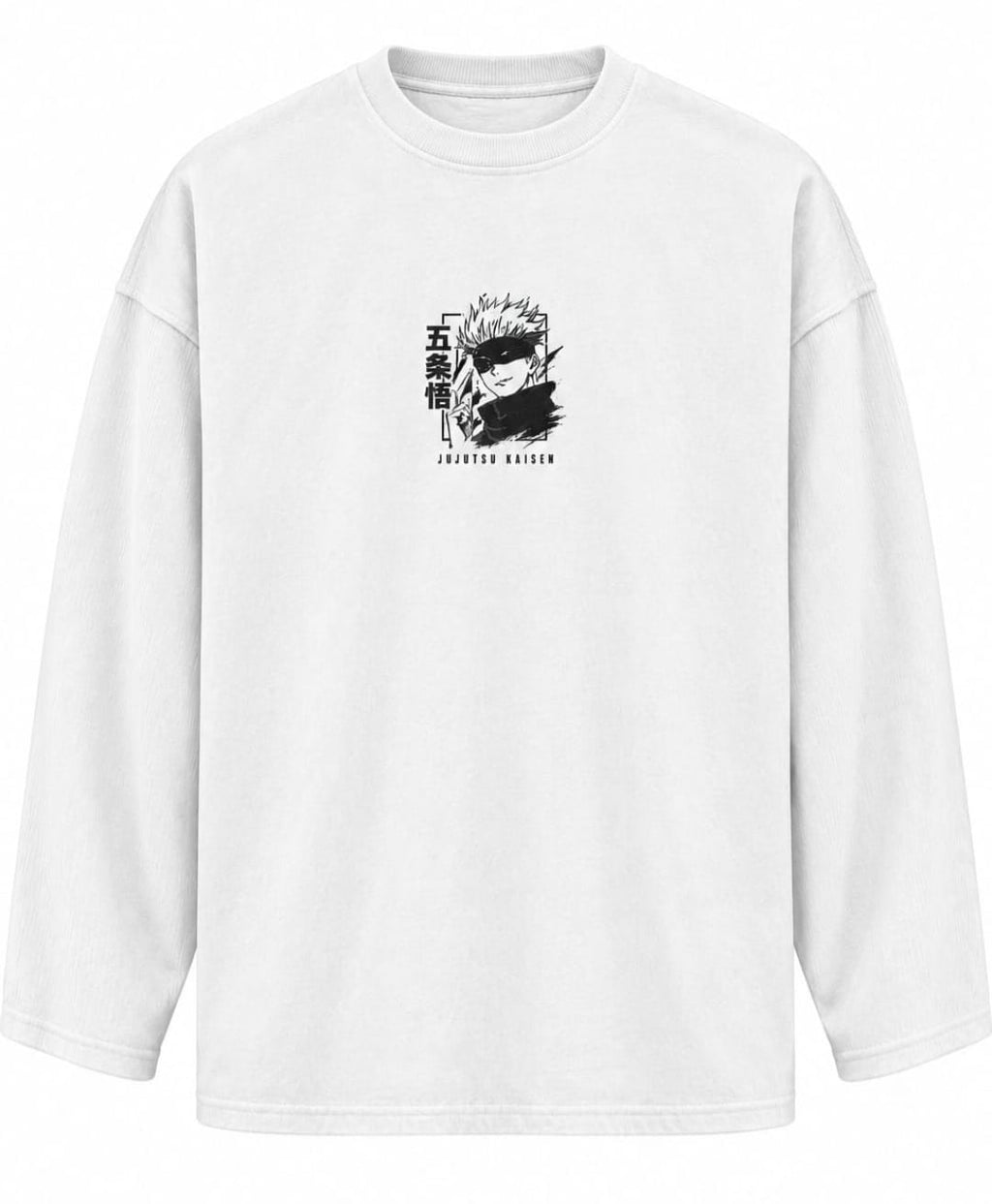 Jujutsu Kaisen Waffle Oversized Long Sleeve
