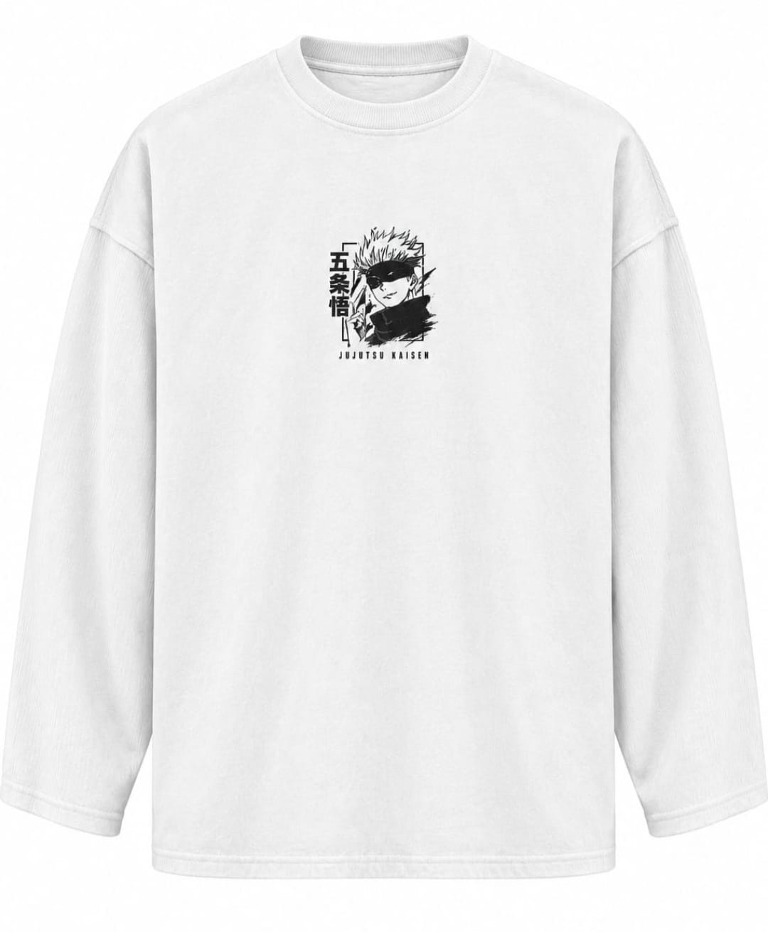 Jujutsu Kaisen Waffle Oversized Long Sleeve